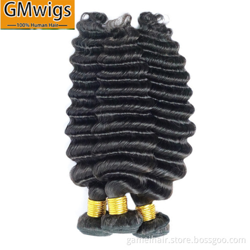 wholesale hair vendors 32 inch bundles mink deep wave malaysian hair bundle